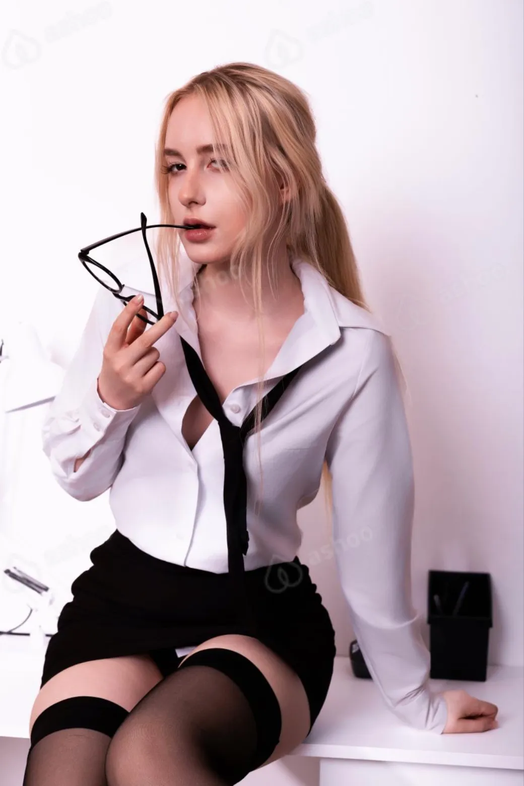 white doll